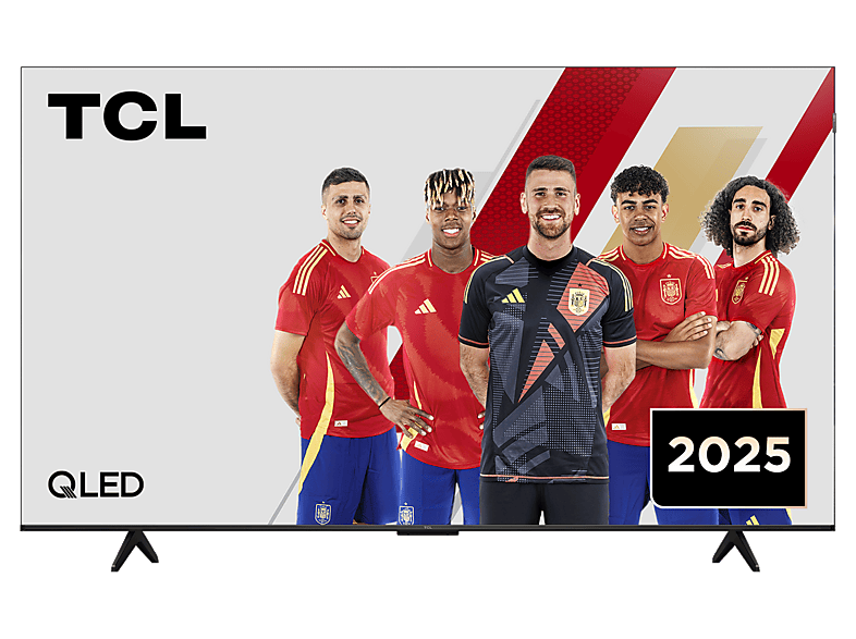 TV QLED 50" - TCL 50P7K, UHD 4K, AiPQ Processor, Smart TV, DVB-T2, 60 Hz, Pantalla HVA, Dolby Atmos, Negro