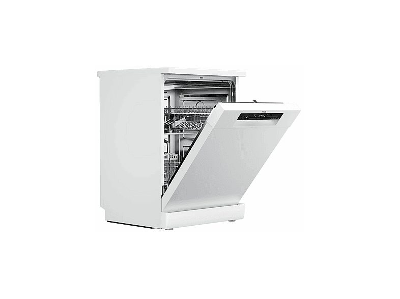 Lavavajillas - Teka DFS 26650 WH, 13 Servicios, 6 Programas, 59.8 cm Ancho, Display LED, Blanco