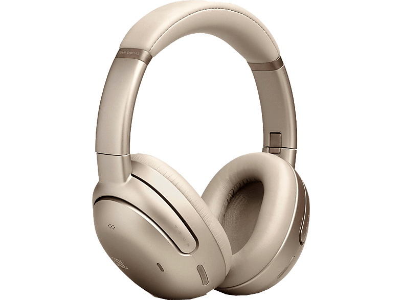Auriculares inalámbricos - JBL Tour One M3, Circumaurales, Bluetooth, 70h Autonomía, 8 Micrófonos, Crema