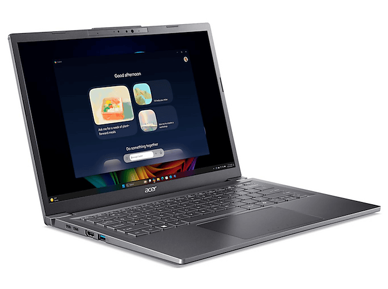 Portátil - Acer Aspire 14 AI A14-52M Copilot+ PC, 14" WUXGA OLED, Intel® Core™ Ultra 7 258V, 47 TOPS, 32GB RAM, 1TB SSD, Arc™ GPU Graphics, Windows 11