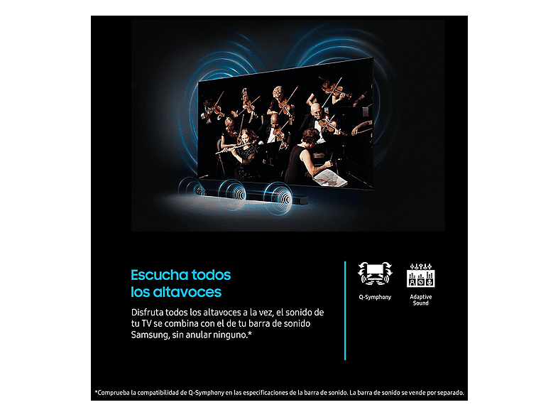 TV LED 50" - Samsung TU50U7025FKXXC, UHD 4K, Procesador Crystal 4K, Smart TV, Negro