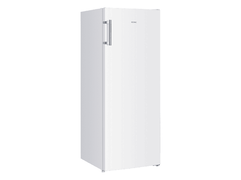 Congelador vertical - Koenic KFZ 411 D NF W, 161 l, No Frost, 142.3 cm Altura, Inverter, Función de Congelación Rápida, Pantalla Digital, Blanco