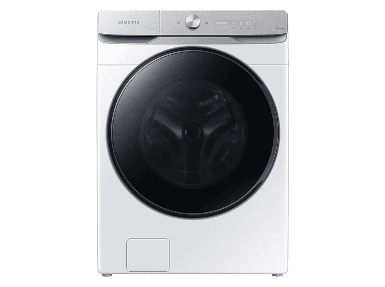 Lavadora carga frontal - Samsung WF20DG8650BWU3, 20 kg, 1100rpm, 20 programas, Blanco