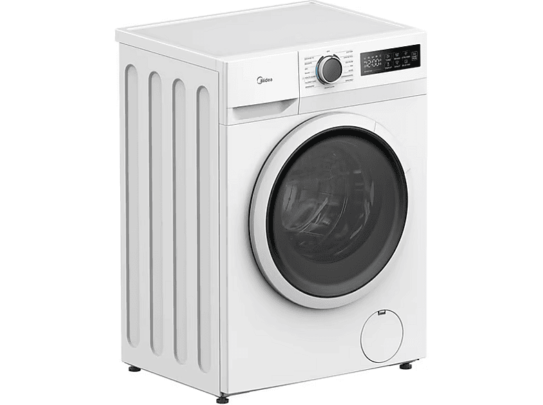 Lavadora carga frontal - Midea MF110W90BA10/W-ES, 9 kg, A-10%,1400 rpm, 15 Programas, Motor Inverter, Blanco