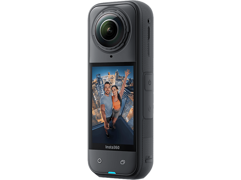 Cámara deportiva - Insta360 X5 Estándar, 8K, 360º, 185 min Autonomía, Vídeo HDR Activo 5,7K a 60 fps, Negro