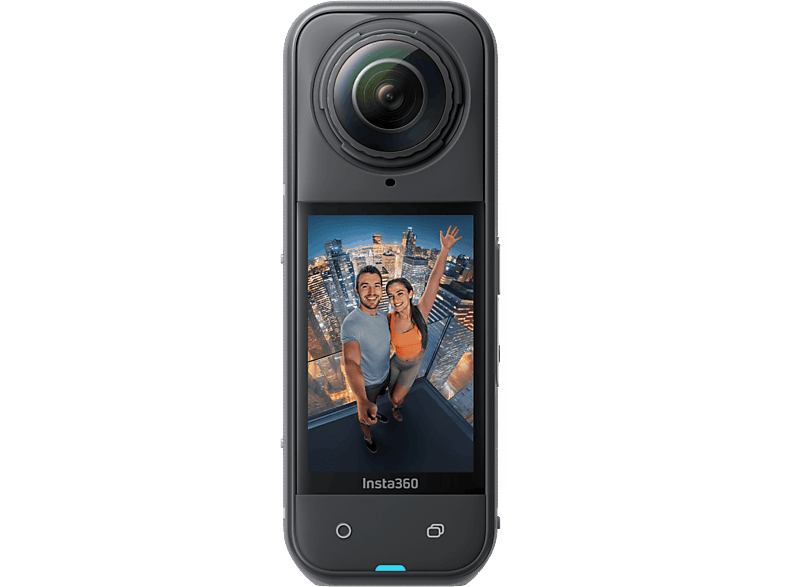 Cámara deportiva - Insta360 X5 Esencial, 8K, 360º, 185 min Autonomía, Vídeo HDR Activo 5,7K a 60 fps, Negro