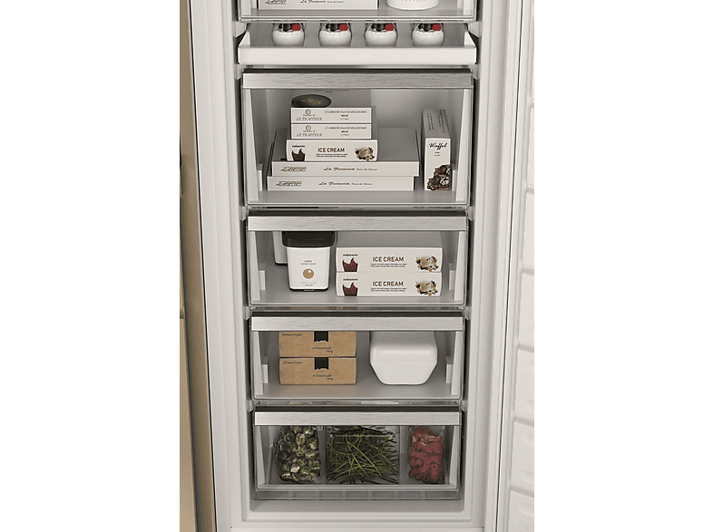 Congelador integrable - Whirlpool WHSD18F073C1, No Frost, Altura 177.1 cm 209 l, Tencología 6th Sense, Blanco