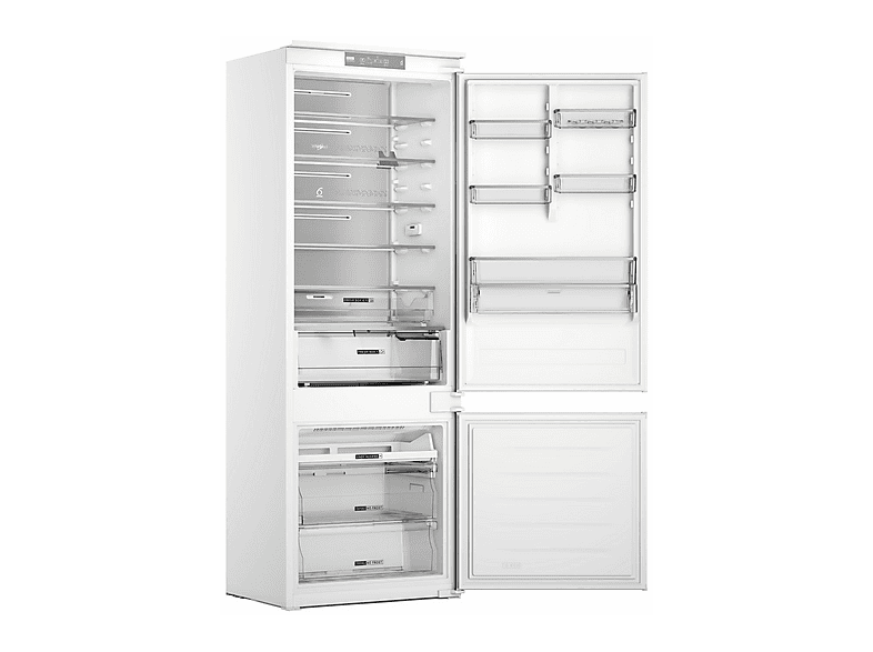 Frigorífico combi integrable - Whirlpool WH SP70 T121, Total No Frost, Altura 193.5 cm, 394 l, Ancho especial 70 cm, Tecnología 6th sense, Sin panelar