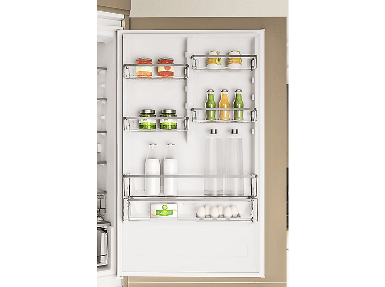 Frigorífico combi integrable - Whirlpool WH SP70 T121, Total No Frost, Altura 193.5 cm, 394 l, Ancho especial 70 cm, Tecnología 6th sense, Sin panelar