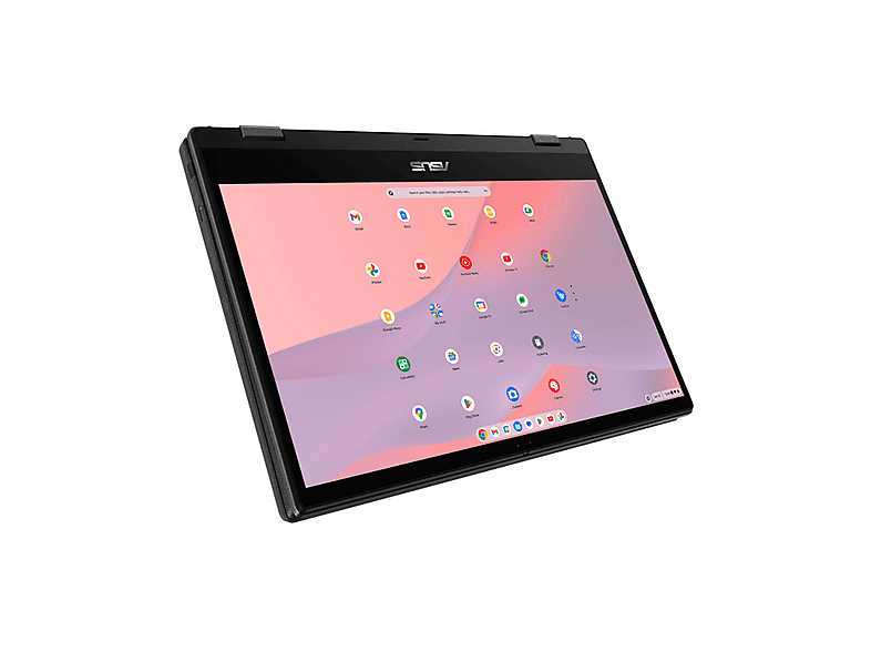 Portátil - ASUS Chromebook Flip CL1402FM2A-EC0192, 14" FHD, MediaTek Kompanio 520, 8GB RAM, 128GB eMMC, Mali-G52, Google Chrome OS, Incl Pen