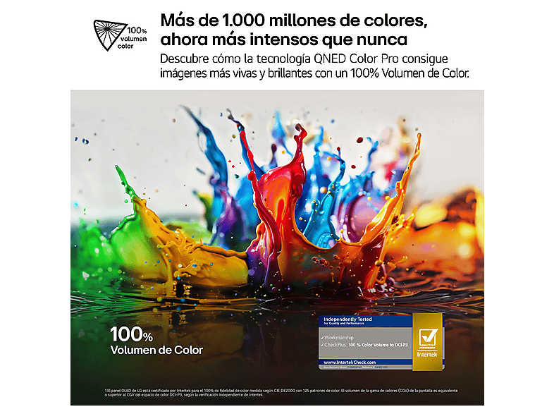 TV QNED 100" - LG 100QNED86A6, UHD 4K, Procesador Inteligente α8 AI Processor 4K Gen2, Smart TV, DVB-T2 (H.265), Charcoal Black