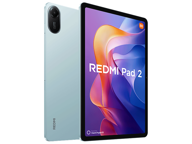 Tablet - Xiaomi Redmi Pad 2, WI-FI, 11" WQHD, 8 GB RAM, 256 GB, MediaTek G100-Ultra, Verde menta