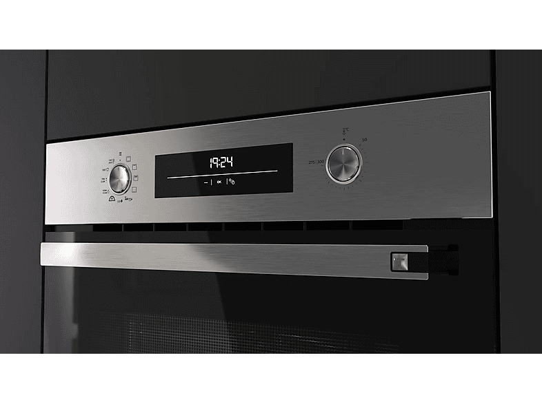Horno - Teka HSB 6466 P, Multifunción, Pirolítico, 70l, 59.5 cm Ancho, Función AirFry, Esmalte BrightClean, Acero inoxidable