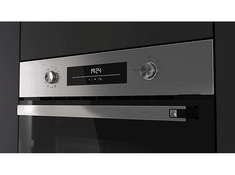 Horno - Teka HSB 6360 P, Multifunción, Pirolítico, 70l, 59.5 cm Ancho, 8 Funciones de Cocinado, Esmalte BrightClean, Acero inoxidable
