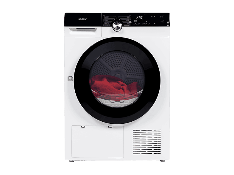 Secadora bomba de calor - Koenic KTD 9333 C, 9 kg, 14 Programas, Blanco