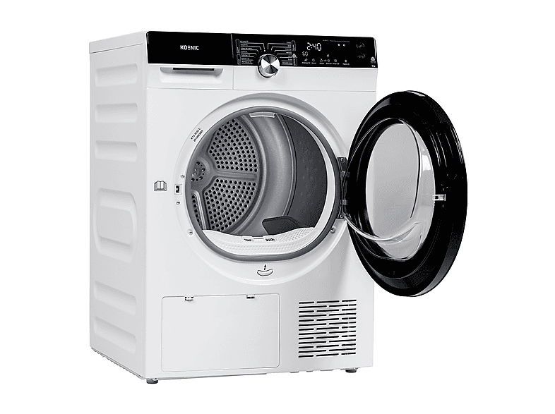 Secadora bomba de calor - Koenic KTD 9333 C, 9 kg, 14 Programas, Blanco