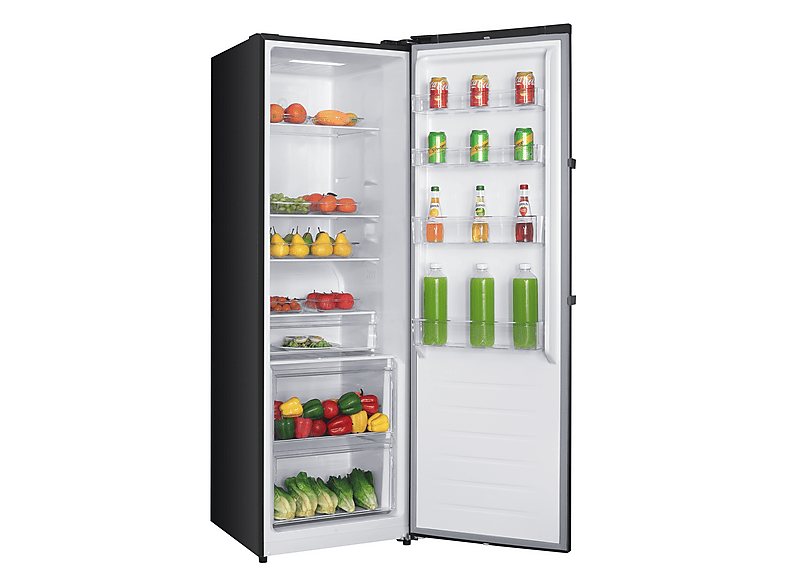 Frigorífico una puerta - Koenic KFR 631 E NF IN, No Frost, 185 cm, 359 l, Touch Control, Inox
