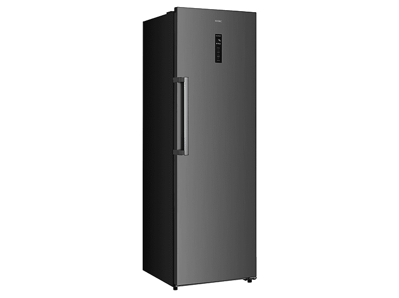Frigorífico una puerta - Koenic KFR 631 E NF IN, No Frost, 185 cm, 359 l, Touch Control, Inox
