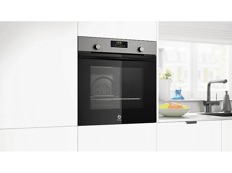 Horno a vapor - Balay 3HA4031X3, Multifunción, Limpieza por agua, 71 l, Aire Caliente 3D Profesional, Vapor Plus, 60 cm, Inox