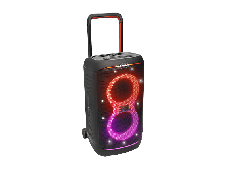 Altavoz de gran potencia - JBL PartyBox 520, 400 W, Con batería, Autonomía 15h, Asa telescópica y Ruedas, IPX4, Negro