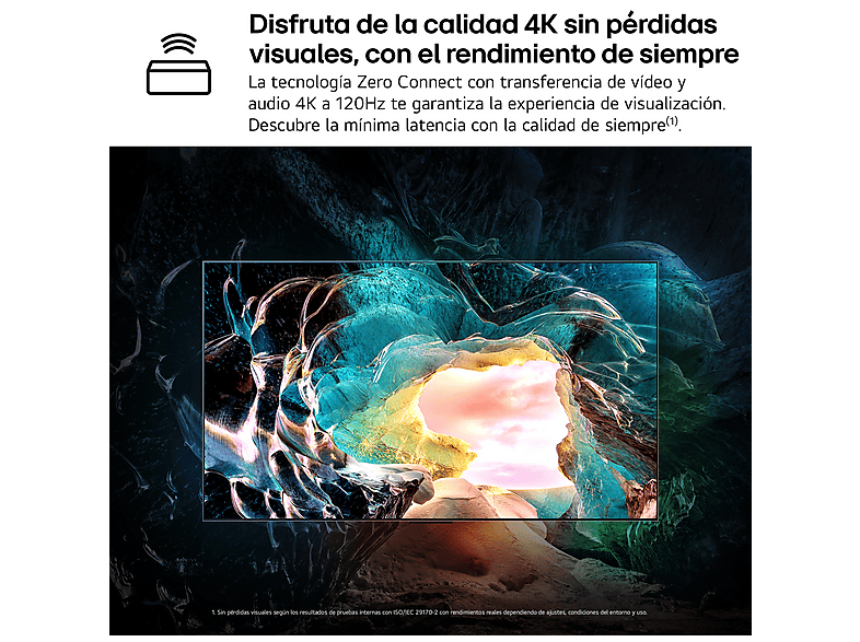 TV OLED 65" - LG OLED65M59LA, UHD 4K Inalámbrico, Procesador Inteligente α11 AI Processor 4K Gen2, Smart TV, DVB-T2 (H.265), Rocky Black