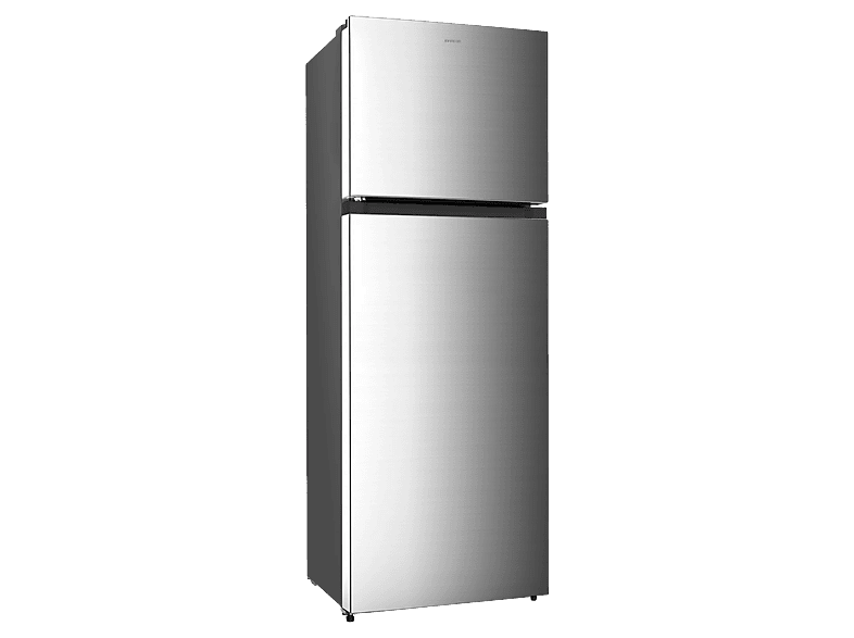Frigorífico dos puertas - Infiniton FG-300D75XER, Ciclico, 174.5 cm, 300 l, Ilulminación LED, Inox