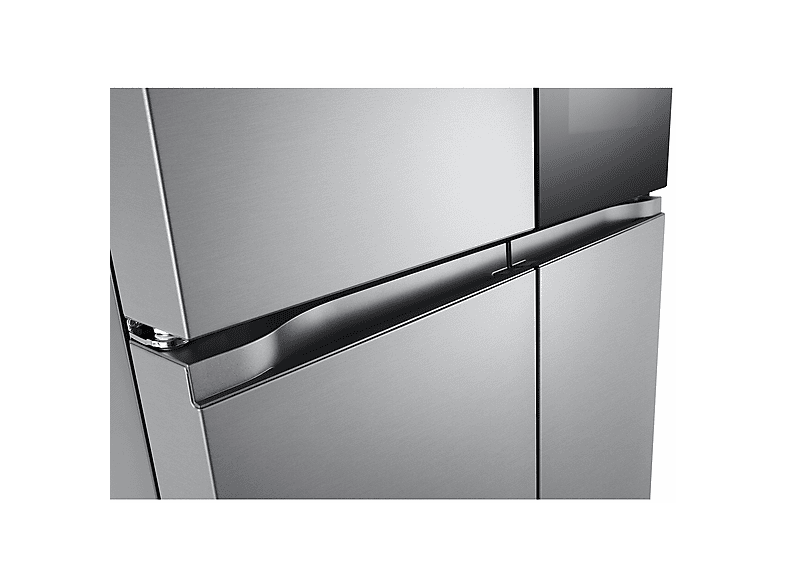 Frigorífico americano - LG GMV960MBDE, No Frost, 178.7 cm, 666 l, Instaview™, Linear Cooling™, Plata