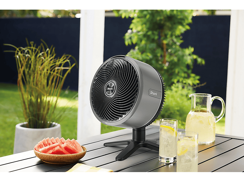 Ventilador de sobremesa - Shark FA150EU, 55 W, 5 velocidades, Gris