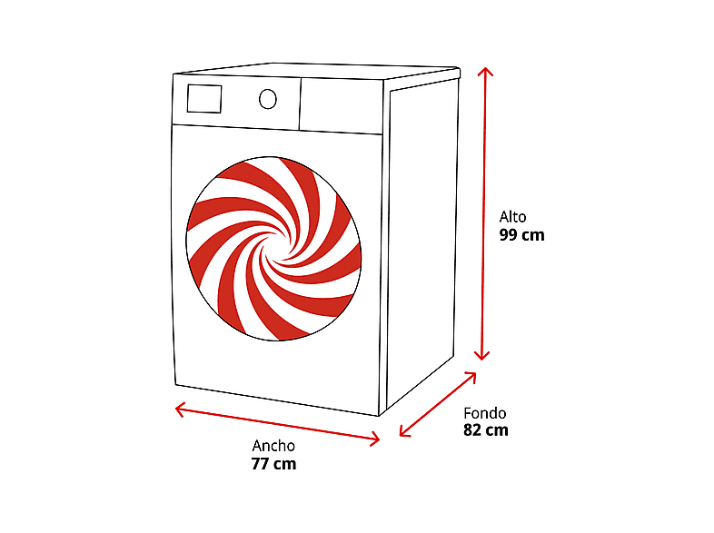 Secadora bomba de calor - LG RH18U8AVCW, 18 kg, 15 programas, 6 Motion™, Eco Hybrid™, Blanco