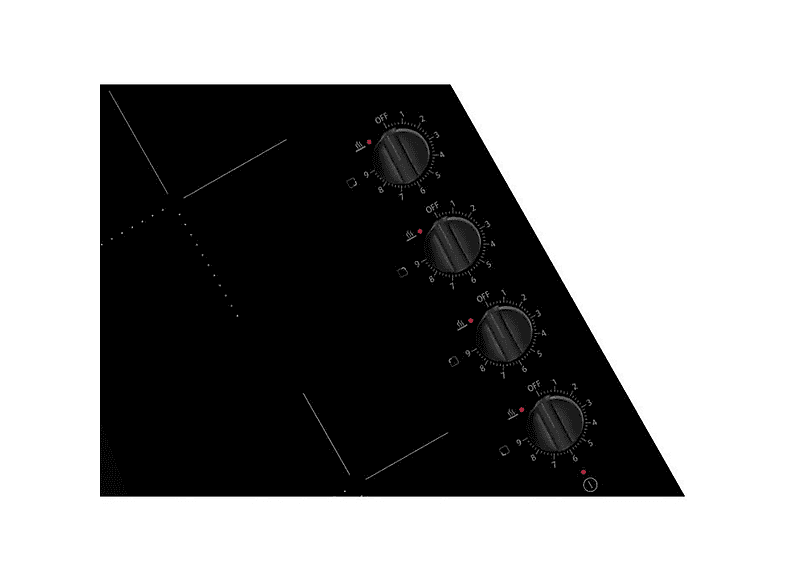 Placa de vitrocerámica - Fagor FAVM3540, 4 zone(s) zonas, 590 mm, Negro