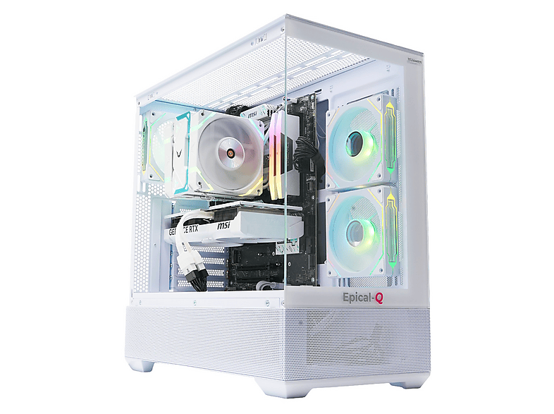 PC Gaming - Epical-Q Lottle Kent, AMD Ryzen 5 8400F, 32 GB RAM, 1 TB SSD, GeForce RTX™ 5060, Windows 11 Pro, Blanco