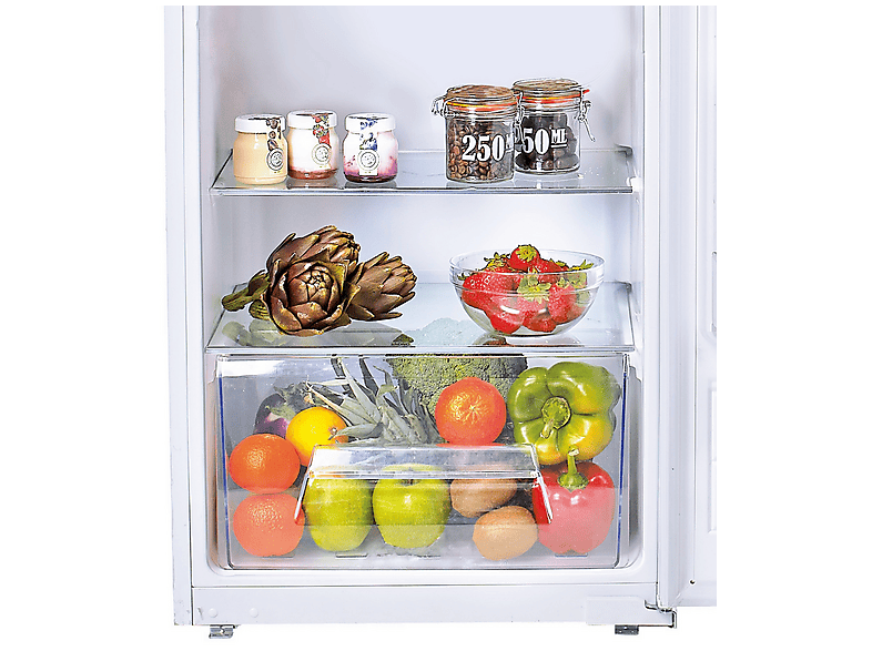 Frigorífico una puerta integrable - Candy CIO 225 EE/N, Estático, 122.1 cm, 179 l, Sin Panelar