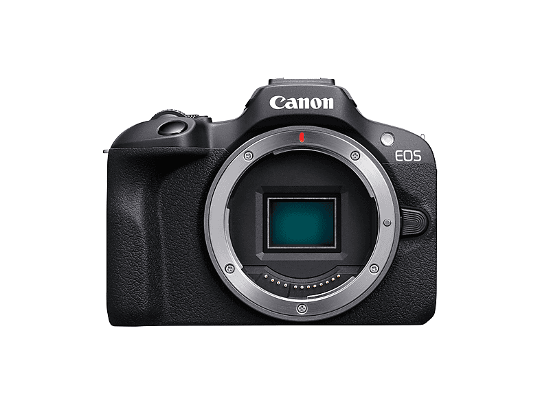 Cámara EVIL - Canon EOS R100 + Objetivo RF-S 18-45mm + SD de 64GB, 24.1 megapíxel, 7.5 cm, Wi-Fi, Negro