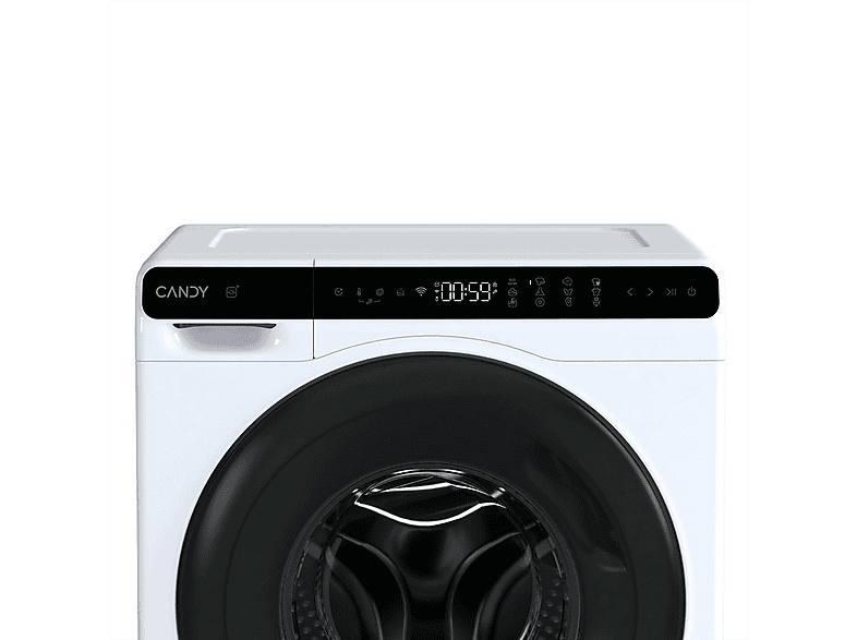 Lavadora carga frontal - Candy CW50-BP12307U1-S ProWash 700 Mini, 5 kg, 1200 rpm, 12 Programas, Motor Inverter, Wi-Fi, Blanco