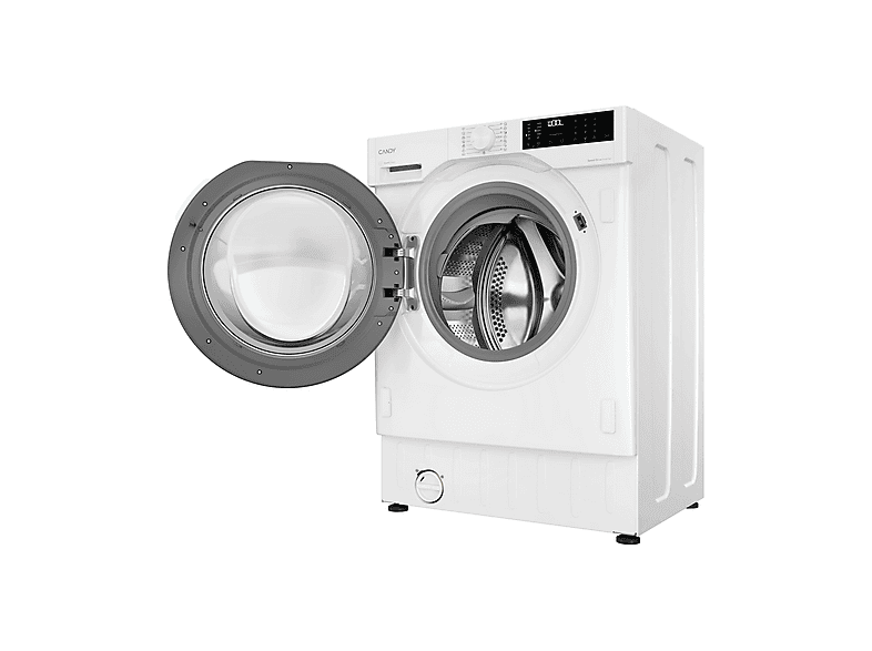 Lavadora integrable - Candy BC448M4D8J-S, 8 kg, Motor Inverter, 1400 rpm, 16 programas, Wi-Fi, Sin Panelar