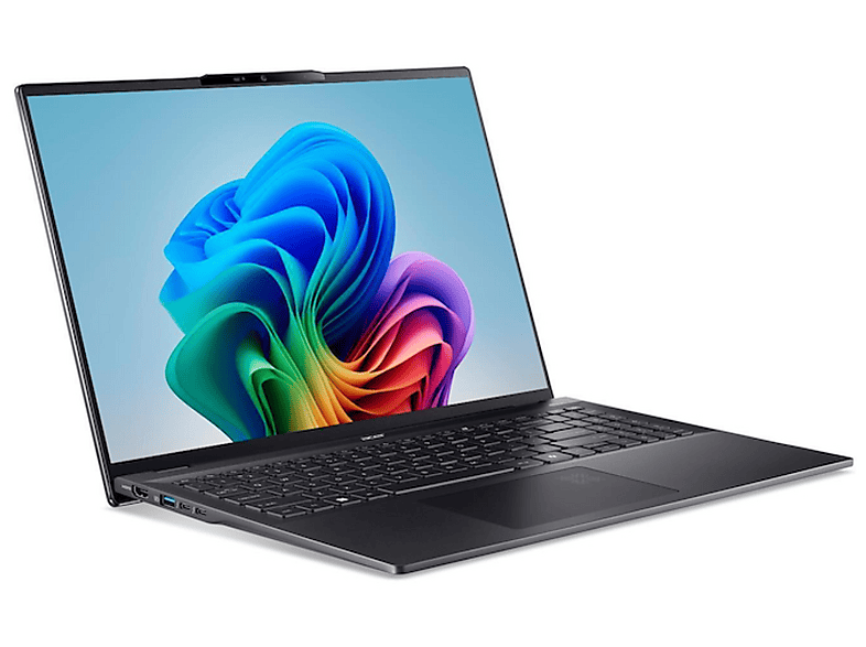 Portátil - Acer Swift 16 AI SF16-51-79ZJ, Copilot+ PC, 16" OLED, Intel® Core™ Ultra 7 258V, 47 TOPS, 32GB RAM, 1 TB SSD, Arc™ Graphics, Windows 11