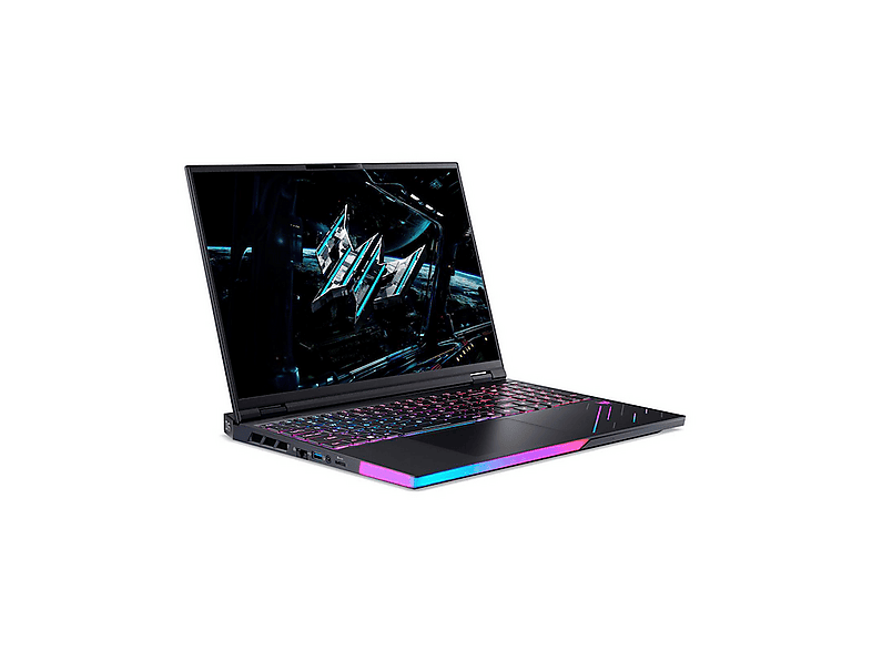 Portátil gaming - Acer Predator Helios 16 AI, 16" OLED 4K, Intel® Core™ Ultra 9 275HX, 32GB RAM, 1TB SSD, GeForce RTX™ 5070 Ti, Sin sistema operativo