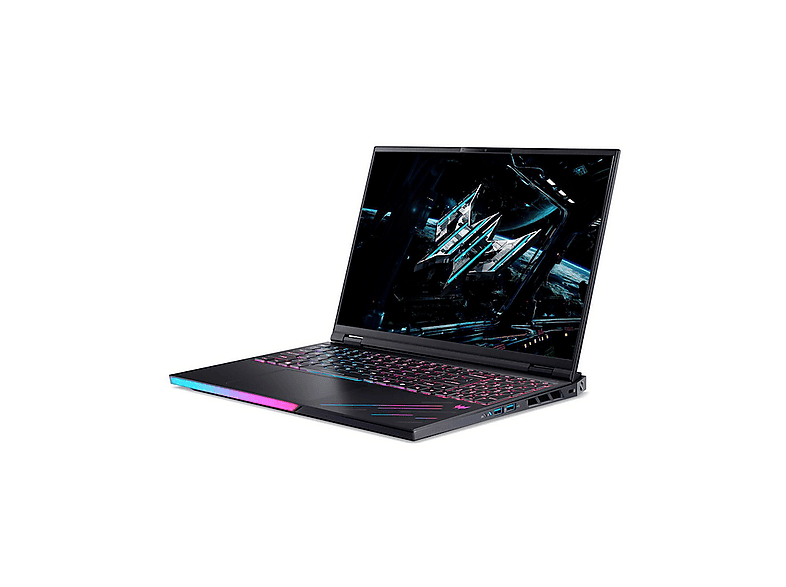 Portátil gaming - Acer Predator Helios 16 AI, 16" OLED 4K, Intel® Core™ Ultra 9 275HX, 32GB RAM, 1TB SSD, GeForce RTX™ 5070 Ti, Sin sistema operativo