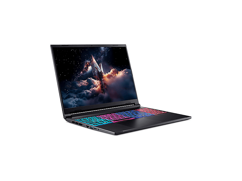 Portátil gaming - Acer Nitro V 16S AI ANV16S-41-R9P4, 16" WQXGA, AMD Ryzen™  7 260, 32GB RAM, 1 TB SSD, GeForce RTX™ 5060, Sin sistema operativo