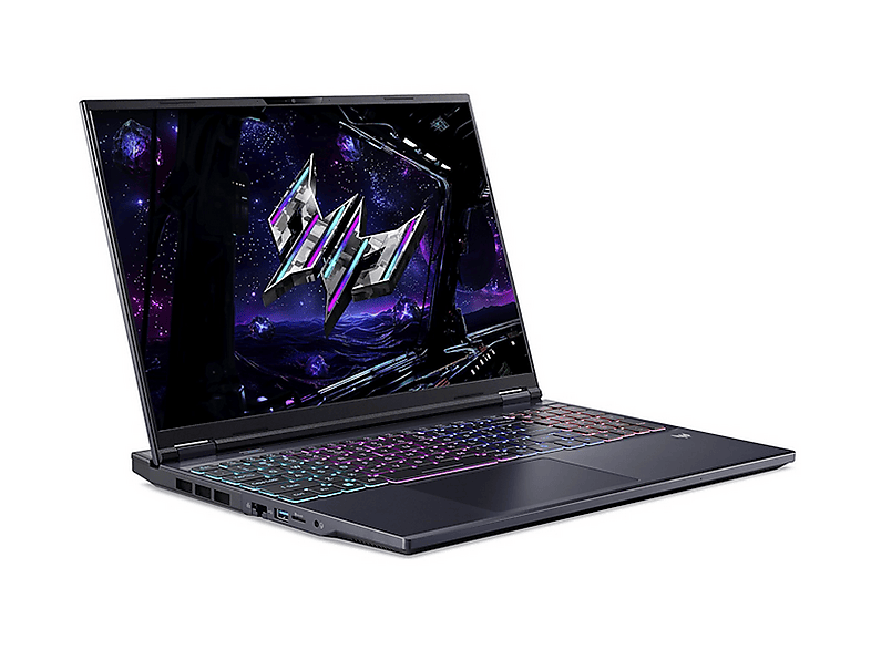 Portátil gaming - Acer Predator Helios Neo 16 AI, 16" WQXGA, Intel® Core™ Ultra 7 255HX, 32GB RAM, 1 TB SSD, GeForce RTX™ 5060, Sin sistema operativo