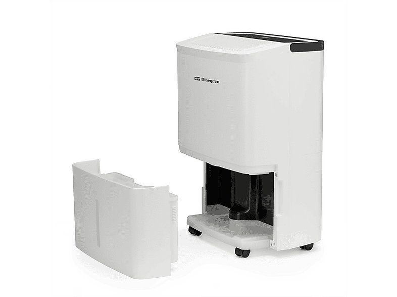 Deshumidificador - Orbegozo DHM 2010, 4.5L, 120m², Motor DC Inverter, Modo secarropa, Blanco