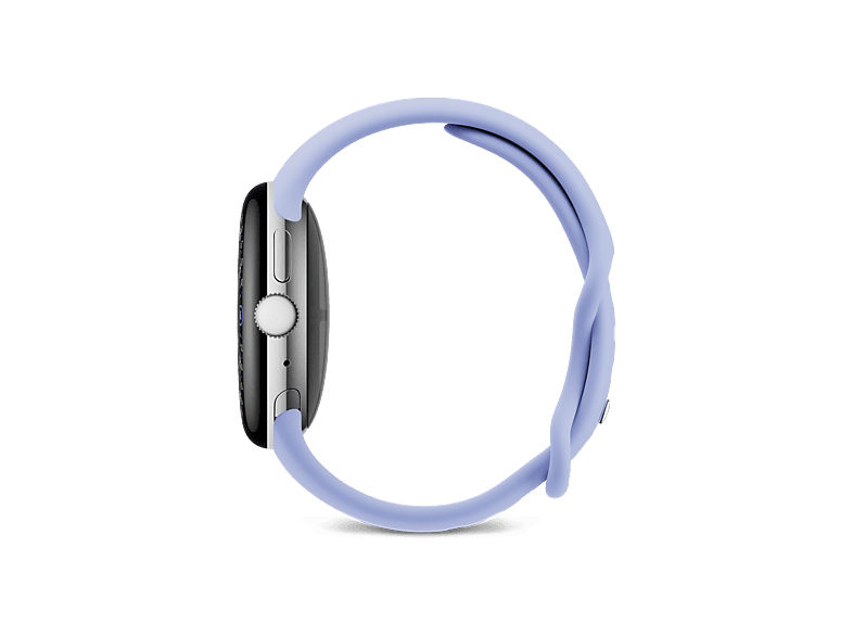 Smartwatch - Google Pixel Watch 4, AMOLED, 41 mm, Correa S-L, Aluminio 100% reciclado, Con Gemini, Plata/Lila