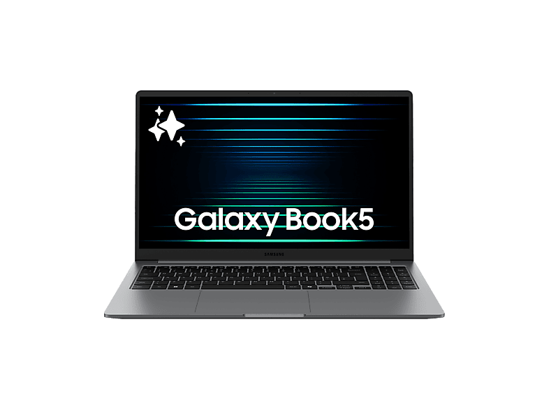 Portátil - Samsung Galaxy Book5, 15.6" FHD, Intel® Core™ Ultra 5 225U, 16 GB RAM, 512 GB SSD, Intel® Graphics, W11H, Gris