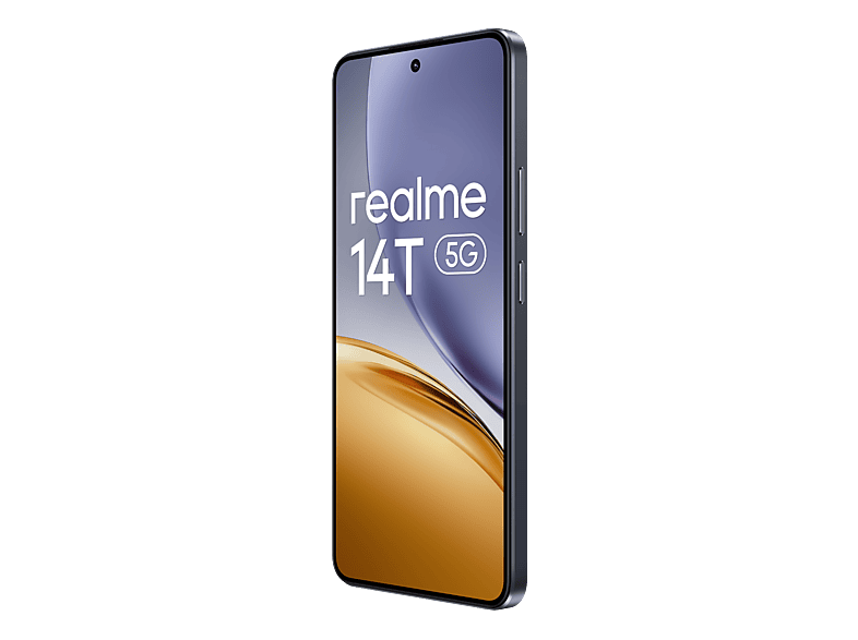 Móvil - Realme 14T 5G, Black, 256 GB, 8 GB, 6.67" AMOLED 120 Hz, Dimensity 6300, 6000 mAh
