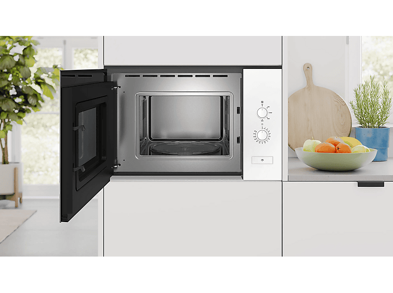 Microondas integrable - Balay 3CP5002B3, 800 kW, 5 niveles, 20 l, Cristal Negro