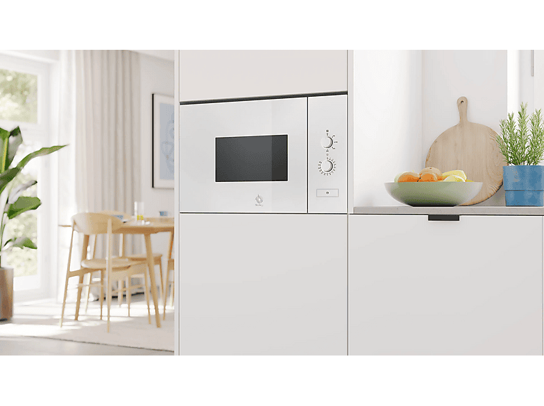 Microondas integrable - Balay 3CP5002B3, 800 kW, 5 niveles, 20 l, Cristal Negro