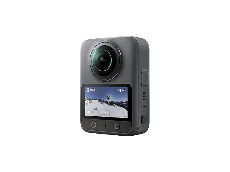 Cámara deportiva - DJI Osmo Action 360 Adventure Combo, 8K a 30 fps, 100 min Autonomía, Sensor CMOS, WiFi, Negro