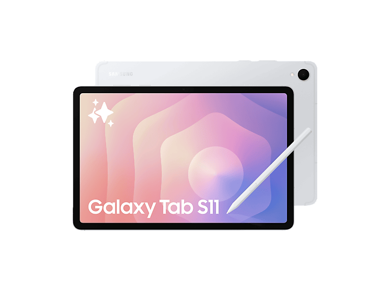 Tablet - Samsung Galaxy Tab S11, 11" WQXGA+, 12 GB RAM, 256 GB, Plata, con S Pen