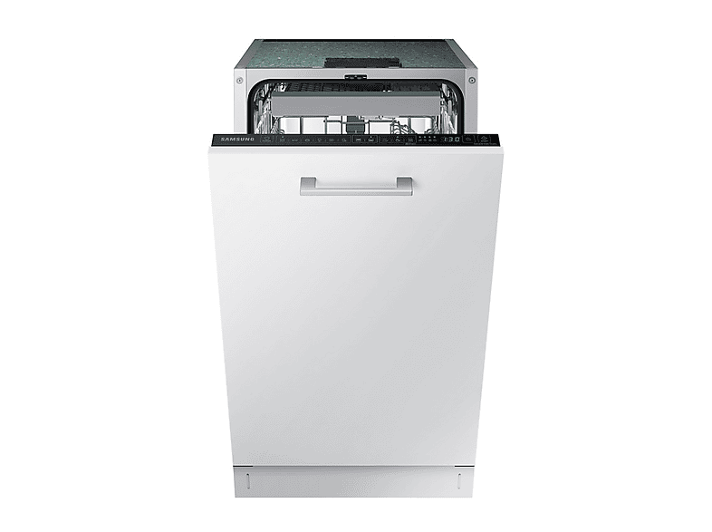 Lavavajillas integrable - Samsung DW50DG450B00ET, 10 servicios, 6 programas, 44.8 cm, No Panelable, Blanco