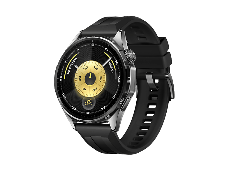 Smartwatch - Huawei Watch GT6, 46mm, Pantalla AMOLED, Hasta 21 días Autonomía, Monitorización avanzada de Salud, Bluetooth, Resistente al Agua, Negro
